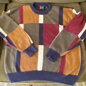 Vintage Bachrach 1877 Men's XL Long Sleeve Crew Neck Pullover Sweater